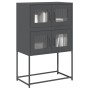 Aparador de acero gris antracita 68x39x107 cm de , Aparadores - Ref: Foro24-853346, Precio: 101,89 €, Descuento: %