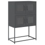 Aparador de acero gris antracita 68x39x107 cm de , Aparadores - Ref: Foro24-853346, Precio: 101,89 €, Descuento: %