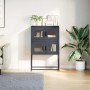 Aparador de acero gris antracita 68x39x107 cm de , Aparadores - Ref: Foro24-853346, Precio: 101,89 €, Descuento: %