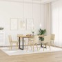 Sillas de comedor 6 unidades tela color crema de , Sillas de comedor - Ref: Foro24-3315632, Precio: 318,41 €, Descuento: %