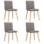 Sillas de comedor 4 unidades tela taupe de , Sillas de comedor - Ref: Foro24-3315361, Precio: 213,21 €, Descuento: %