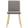 Sillas de comedor 4 unidades tela taupe de , Sillas de comedor - Ref: Foro24-3315361, Precio: 213,21 €, Descuento: %