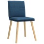Sillas de comedor 4 unidades tela azul de , Sillas de comedor - Ref: Foro24-3315363, Precio: 213,21 €, Descuento: %