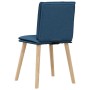 Sillas de comedor 4 unidades tela azul de , Sillas de comedor - Ref: Foro24-3315363, Precio: 213,21 €, Descuento: %