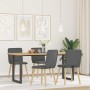 Sillas de comedor giratorias 4 unidades tela gris oscuro de , Sillas de comedor - Ref: Foro24-3315321, Precio: 204,32 €, Desc...