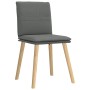 Sillas de comedor 6 unidades tela gris oscuro de , Sillas de comedor - Ref: Foro24-3315626, Precio: 318,41 €, Descuento: %