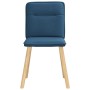 Sillas de comedor 4 unidades tela azul de , Sillas de comedor - Ref: Foro24-3315328, Precio: 203,76 €, Descuento: %