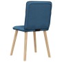Sillas de comedor 4 unidades tela azul de , Sillas de comedor - Ref: Foro24-3315328, Precio: 203,76 €, Descuento: %
