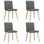 Sillas de comedor giratorias 4 unidades tela gris oscuro de , Sillas de comedor - Ref: Foro24-3315356, Precio: 213,21 €, Desc...