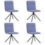 Sillas de comedor 4 uds tela azul jeans de , Sillas de comedor - Ref: Foro24-3315342, Precio: 203,91 €, Descuento: %