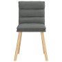 Sillas de comedor giratorias 4 unidades tela gris oscuro de , Sillas de comedor - Ref: Foro24-3315394, Precio: 217,59 €, Desc...