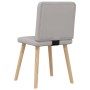 Sillas de comedor 4 uds tela gris nube de , Sillas de comedor - Ref: Foro24-3315253, Precio: 200,85 €, Descuento: %