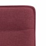Sillas de comedor 4 unidades tela rojo tinto de , Sillas de comedor - Ref: Foro24-3315323, Precio: 203,05 €, Descuento: %