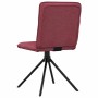 Sillas de comedor 6 unidades tela rojo tinto de , Sillas de comedor - Ref: Foro24-3315605, Precio: 304,67 €, Descuento: %