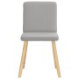 Sillas de comedor 6 uds tela gris nube de , Sillas de comedor - Ref: Foro24-3315576, Precio: 295,83 €, Descuento: %