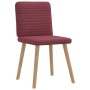 Sillas de comedor 6 unidades tela rojo tinto de , Sillas de comedor - Ref: Foro24-3315517, Precio: 300,10 €, Descuento: %