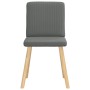 Sillas de comedor giratorias 4 unidades tela gris oscuro de , Sillas de comedor - Ref: Foro24-3315298, Precio: 198,29 €, Desc...