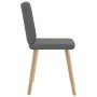 Sillas de comedor giratorias 4 unidades tela gris oscuro de , Sillas de comedor - Ref: Foro24-3315298, Precio: 198,29 €, Desc...