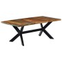 Mesa de comedor madera maciza reciclada 200x100x75 cm en Mesas de comedor | Comprar online en Foru.es