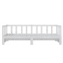 Sofá cama extraíble madera maciza de pino blanco 2x(90x200) cm de vidaXL, Camas y somieres - Ref: Foro24-833094, Precio: 214,...