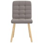 Sillas de comedor 6 unidades de tela gris taupe de , Sillas de comedor - Ref: Foro24-3315467, Precio: 305,92 €, Descuento: %