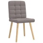 Sillas de comedor 6 unidades de tela gris taupe de , Sillas de comedor - Ref: Foro24-3315467, Precio: 305,92 €, Descuento: %