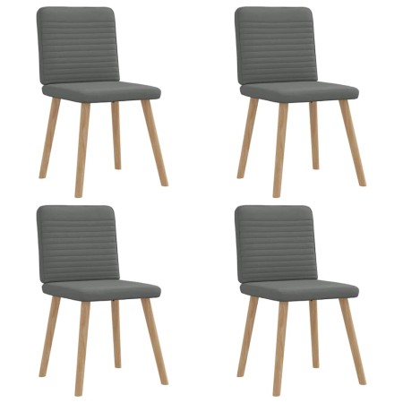 Sillas de comedor giratorias 4 unidades tela gris oscuro de , Sillas de comedor - Ref: Foro24-3315245, Precio: 202,58 €, Desc...