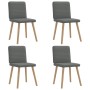 Sillas de comedor giratorias 4 unidades tela gris oscuro de , Sillas de comedor - Ref: Foro24-3315245, Precio: 202,58 €, Desc...