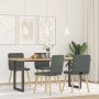 Sillas de comedor giratorias 4 unidades tela gris oscuro de , Sillas de comedor - Ref: Foro24-3315245, Precio: 202,58 €, Desc...
