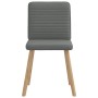 Sillas de comedor giratorias 4 unidades tela gris oscuro de , Sillas de comedor - Ref: Foro24-3315245, Precio: 202,58 €, Desc...
