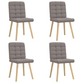 Sillas de comedor 4 unidades tela taupe de , Sillas de comedor - Ref: Foro24-3315197, Precio: 204,72 €, Descuento: %
