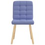 Sillas de comedor 6 uds tela azul jeans de , Sillas de comedor - Ref: Foro24-3315471, Precio: 305,92 €, Descuento: %