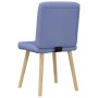 Sillas de comedor 6 uds tela azul jeans de , Sillas de comedor - Ref: Foro24-3315471, Precio: 305,92 €, Descuento: %
