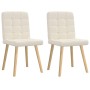 Sillas de comedor 2 unidades lino de , Sillas de comedor - Ref: Foro24-4101102, Precio: 137,56 €, Descuento: %