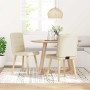 Sillas de comedor 2 unidades lino de , Sillas de comedor - Ref: Foro24-4101102, Precio: 137,56 €, Descuento: %