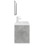 Set muebles de baño 2 piezas madera contrachapada gris hormigón de , Muebles de baño - Ref: Foro24-3324894, Precio: 332,28 €,...