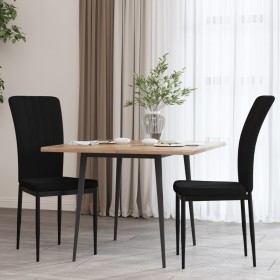 Sillas de comedor 2 unidades terciopelo negro en Sillas de comedor | Comprar online en Foru.es