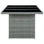 Set comedor jardín 9 pzas y cojines ratán sintético gris claro de vidaXL, Conjuntos de jardín - Ref: Foro24-3060175, Precio: ...