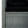 Set comedor jardín 7 pzas y cojines ratán sintético gris claro de vidaXL, Conjuntos de jardín - Ref: Foro24-3060174, Precio: ...