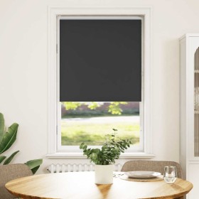 Estor Enrollable Opaco negro 85x130 cm Tela Ancho 80,7 cm de , Persianas y estores - Ref: Foro24-4010839, Precio: 21,33 €, De...