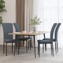Sillas de comedor 4 unidades terciopelo gris oscuro en Sillas de comedor | Comprar online en Foru.es