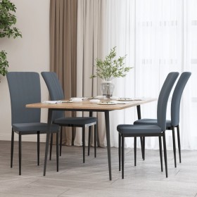 Sillas de comedor 4 unidades terciopelo gris oscuro en Sillas de comedor | Comprar online en Foru.es