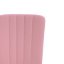 Sillas de comedor 4 unidades terciopelo rosa en Sillas de comedor | Comprar online en Foru.es