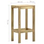 Taburetes de jardín 2 unidades madera de pino impregnada de vidaXL, Sillas de jardín - Ref: Foro24-315408, Precio: 56,93 €, D...