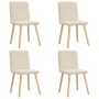 Sillas de comedor 4 unidades lino de , Sillas de comedor - Ref: Foro24-3315232, Precio: 210,48 €, Descuento: %
