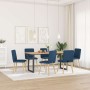 Sillas de comedor 6 unidades tela azul de , Sillas de comedor - Ref: Foro24-3315499, Precio: 301,37 €, Descuento: %