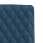 Sillas de comedor 6 unidades tela azul de , Sillas de comedor - Ref: Foro24-3315499, Precio: 301,37 €, Descuento: %