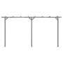 Pérgola de jardín de madera de pino impregnada 400x40x205 cm de vidaXL, Pérgolas, arcos y enrejados de jardín - Ref: Foro24-3...