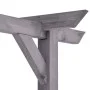 Pérgola de jardín de madera de pino impregnada 400x40x205 cm de vidaXL, Pérgolas, arcos y enrejados de jardín - Ref: Foro24-3...