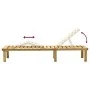 Garden lounger with impregnated pine wood table by vidaXL, Loungers - Ref: Foro24-315397, Price: 100,44 €, Discount: %